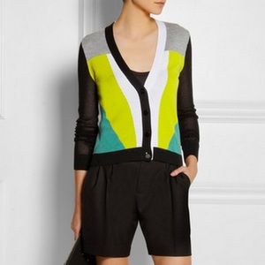Peter Pilotto For Target Mesh Sleeve/Back Cardigan
